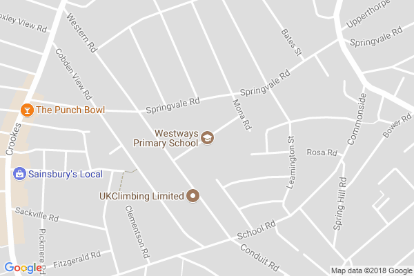 Google Map of Westways Primary School